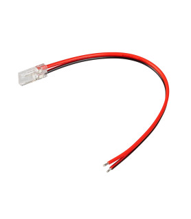 CONECTOR PARA TIRA COB 12V/24V MONOCOLOR CON CABLE DE 10MM