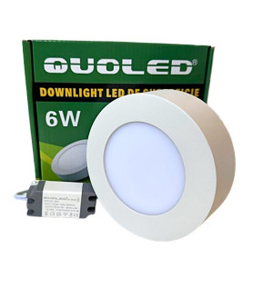 DOWNLIGHT 6W REDONDO BLANCO...